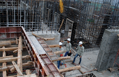 Các bước trong quy trình đổ bê tông